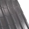 Tigla metalica Rufster Terra Premium 0,50 mm grosime 8019 MPR maro-grafit super-poliester 2.22 m