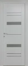 Usa de interior din MDF, reversibila, alba, model Amyra, cu geam, dimensiuni 78 x 203 cm