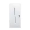 Usa interior din MDF 114-F-60 dimensiune 203x66 cm grosime 3.8 cm culoare alb embosat