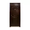 Usa metalica model 010 C18-09, dreapta dimensiune 205 x 86 cm, grosime 5 cm, culoare maro inchis