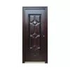 Usa metalica model 036 C18-09, stanga dimensiune 205 x 86 cm, grosime 5 cm, culoare maro inchis