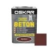 Vopsea alchidica Direct pe beton Oskar, pentru interior si exterior, culoare maro roscat, ambalare 0.75 L