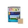 Vopsea alchidica pentru lemn sau metal, Sticky Practic, interior-exterior, crem, 0.6 L