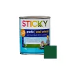 Vopsea alchidica pentru lemn sau metal, Sticky Practic, interior-exterior, verde, 0.6 L