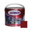 Vopsea alchidica pentru lemn si metal Kober Ideea, culoare grena, ambalare 2.5 L