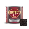 Vopsea alchidica pentru metal Protecta, culoare negru metalic texturat, ambalare 0.5 L