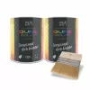 Vopsea decorativa Magic Efect Noble Gray cu efect dune de nisip, 0,9 + 0,9 L + Pensula Cadou