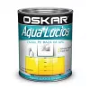 Vopsea pentru lemn / metal/zidarie, Oskar Aqua Lucios, interior / exterior, pe baza de apa,culoare galben impuls, ambalare 0.6 L