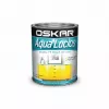 Vopsea pentru lemn / metal/zidarie, Oskar Aqua Lucios, interior / exterior, pe baza de apa,culoare visiniu picant, ambalare 2.5 L