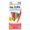 Creioane color triunghiulare Carioca 12/set
