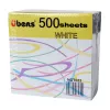 Rezerva cub alb hartie 9x9cm 500 file Ubers