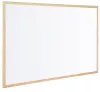 Whiteboard magnetic rama lemn 80 x 60 cm Bi-Silque