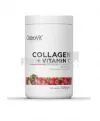 OstroVit Colagen + Vitamina C Aromă de Zmeură si Menta 400g