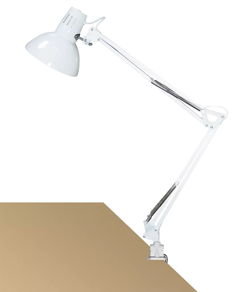 Lampa de birou Arno "alb" 1x E27, max 60W