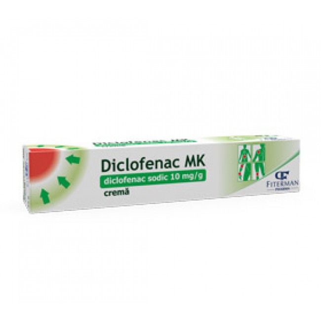 Diclofenac unguent 10 mg/g, Fiterman Pharma, 35 gr - Prospect | banatul-turistic.ro
