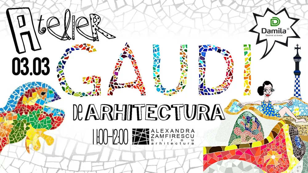 Atelier creativ - arhitectura pe intelesul copiilor Gaudi