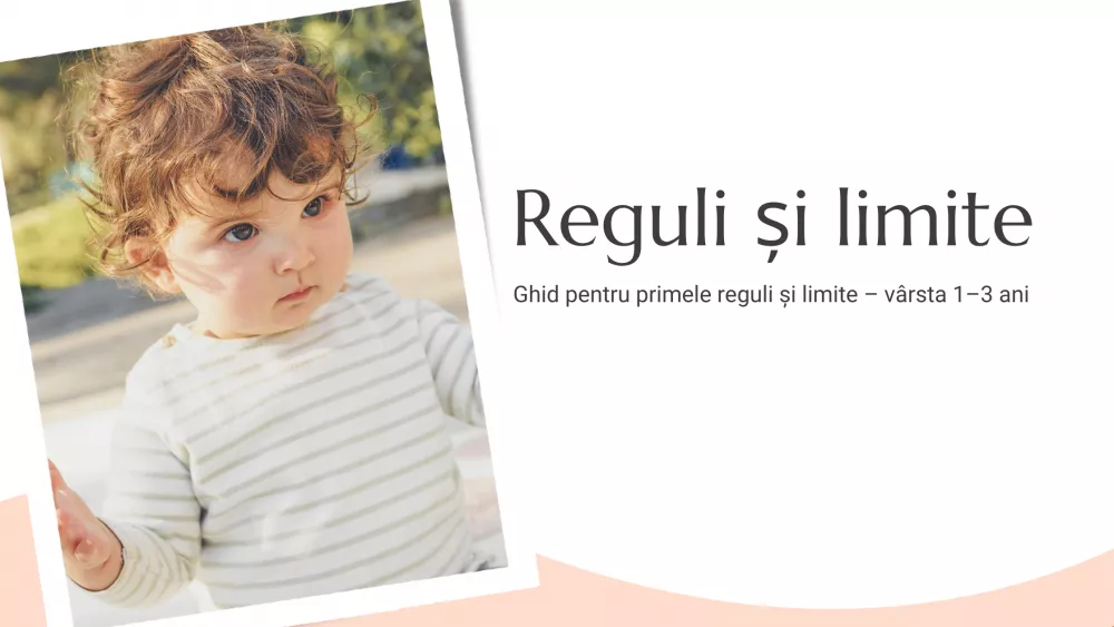 Ghid pentru primele reguli și limite – vârsta 1–3 ani