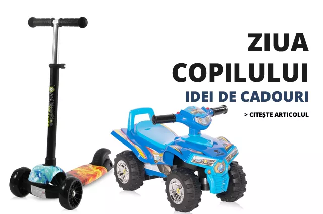 Idei de cadouri pentru Ziua Copilului de la Bebelorelli.ro