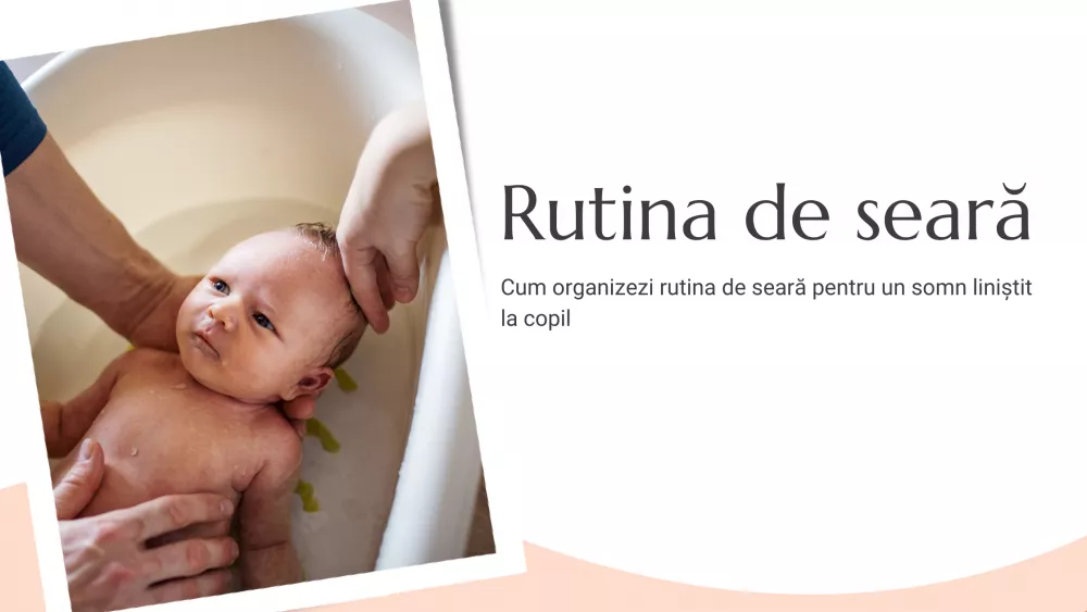 Cum organizezi rutina de seară pentru un somn liniștit la copil
