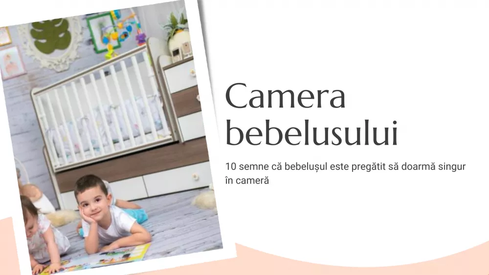 10 semne că bebelușul este pregătit să doarmă singur în cameră