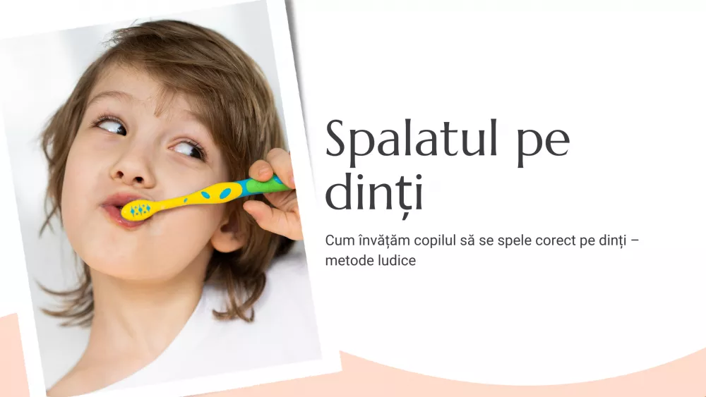 Cum învățăm copilul să se spele corect pe dinți – metode ludice