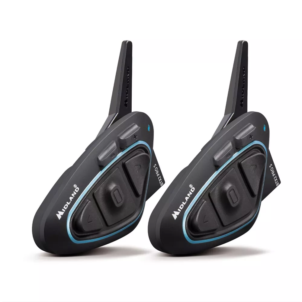 Midland sistem de comunicare bluetooth BTX2 PRO S-LR Double cu antenă