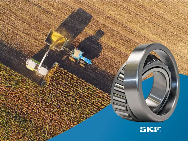 Inovație în agricultură: rulmenții cu role conice SKF pentru performanță superioară
