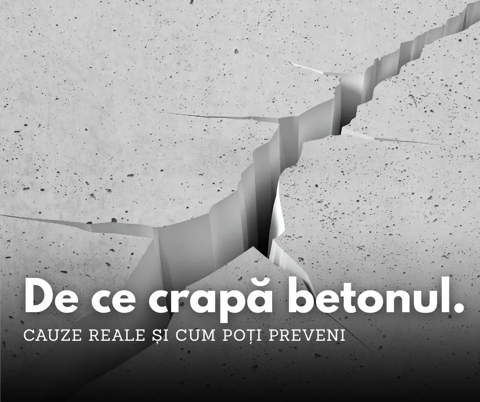 De ce crapă betonul – cauze reale și cum poți preveni fisurile în beton