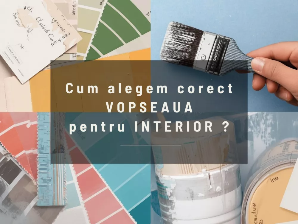 Cum alegem corect vopseaua pentru interior ?
