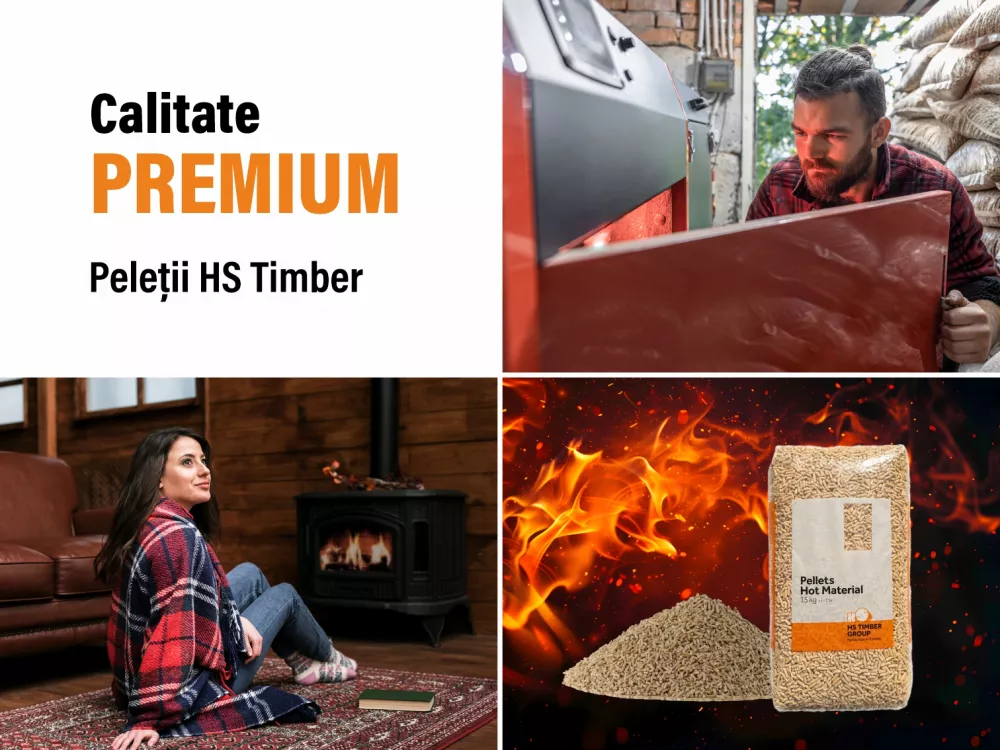 Alege peleții de calitate PREMIUM HS Timber
