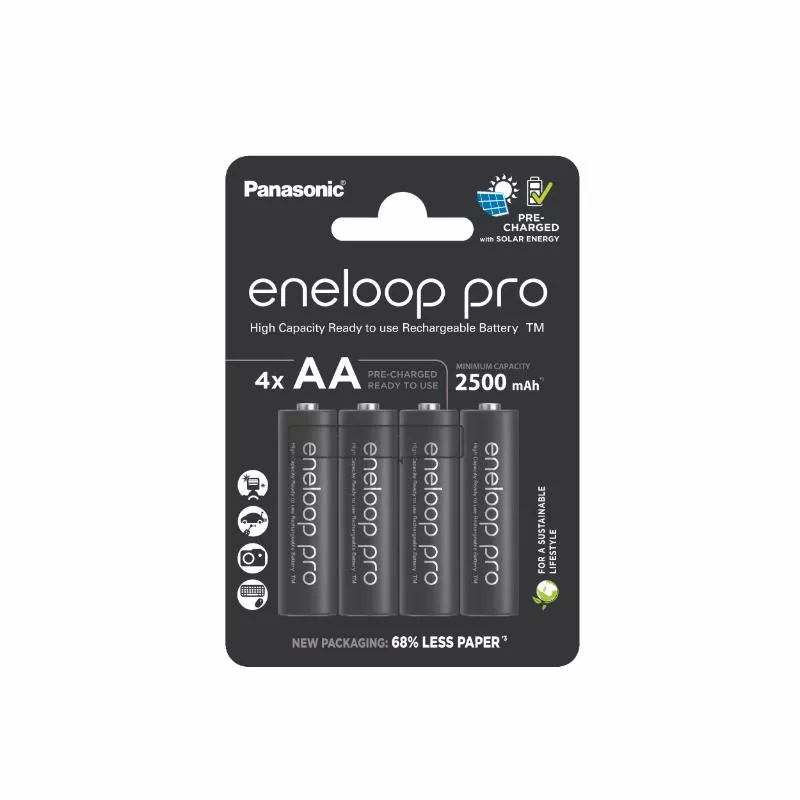 Eneloop Acumulatori Ni-Mh 1.2V AA R6 2500mAh Preincarcati PRO Blister 4