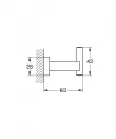 Agatatoare Grohe 40511DC1, Essentials Cube, pe perete, metal, mat, otel satinat