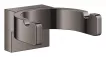 Agatatoare dubla Grohe 41049A00, Selection, pe perete, metal, lucios, grafit