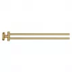 Bara prosop dubla Grohe 41183GN0, Start, aparenta, 440 mm, pivotanat, metal, mat, auriu