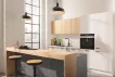 Baterie bucatarie Grohe 31326KS2, Blue Professional, inalta, tip L, filtrare, apa carbogazoasa, dus, mat, negru