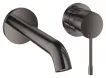 Baterie lavoar Grohe 19408A01, Essence, 1/2'', pe perete, M, 183 mm, necesita valva, lucios, grafit