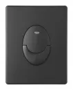 Clapeta de actionare WC Grohe 38964KF0, Start, dubla spalare, verticala, 156 x 197 mm, ABS, mat, negru