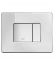 Clapeta WC Grohe 389160A0, Skate Cosmo, dubla, verticala, 197 x 156 mm, sticla/oglinda, alb