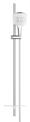 Coloana de dus Grohe 26586LS0, SmartActive 130 Cube, 1/2'', 3 functii, 900 mm, etajera, crom