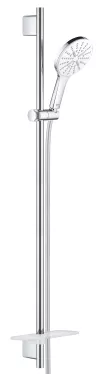 Coloana dus Grohe 26578LS0, SmartActive 130, 900 mm, 3 functii, etajera, crom
