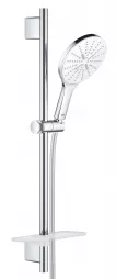 Coloana dus Grohe 26592LS0, SmartActive 150, 600 mm, 3 functii, etajera, crom