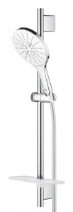 Coloana dus Grohe 26592LS0, SmartActive 150, 600 mm, 3 functii, etajera, crom