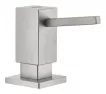 Dozator sapun bucatarie Grohe 40649DC0, Cube, incastrat, 500 ml, mat, otel satinat