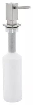 Dozator sapun bucatarie Grohe 40649DC0, Cube, incastrat, 500 ml, mat, otel satinat