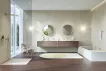 Dus fix Grohe 26479GN0, SmartActive 310 Cube, pe perete, 310 mm, 2 functii, necesita valva, mat, auriu