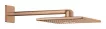 Dus fix Grohe 26479DL0, SmartActive 310 Cube, pe perete, 310 mm, 2 functii, necesita valva, mat, cupru