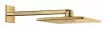 Dus fix Grohe 26479GL0, SmartActive 310 Cube, pe perete, 310 mm, 2 functii, necesita valva, lucios, auriu