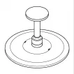 Dus fix Grohe 26477GL0, SmartActive 310 mm, pe tavan, 2 functii, 310 mm, necesita valva, lucios, auriu