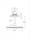 Dus fix Grohe 26477DA0, SmartActive 310 mm, pe tavan, 2 functii, 310 mm, necesita valva, lucios, cupru