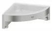 Etajera de colt Grohe 41106DC0, Start Cube, pe perete, 160 x 160 mm, mat, otel satinat